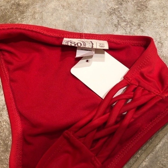 🆕 Sexy strappy red hipster bikini bottoms … - Picture 4 of 11